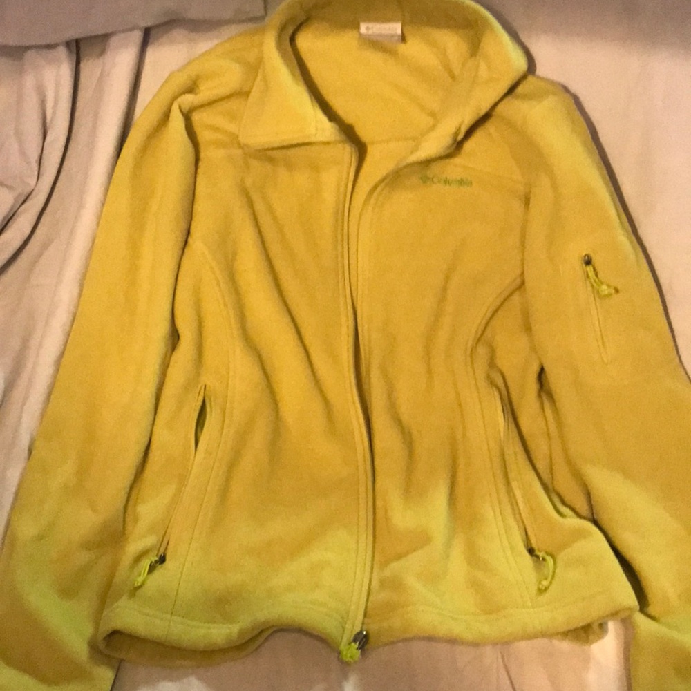 Columbia collared zip up fleece